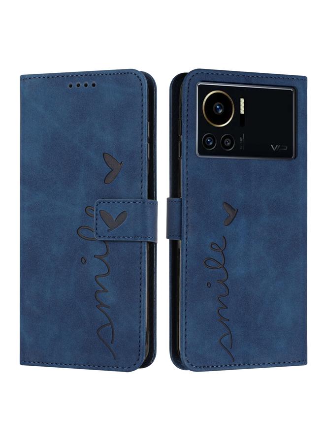 Zaboon Case For Infinix Note 12 VIP Skin Feel Heart Pattern Leather Phone Case - Image 1