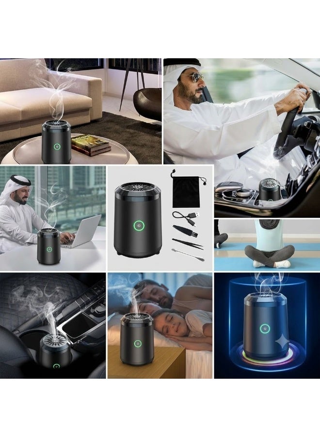 فواحة عطرية كهربائية هادئة لترطيب الجو ونشر الروائح الذكية للمنزل وغرف النوم - Image 4