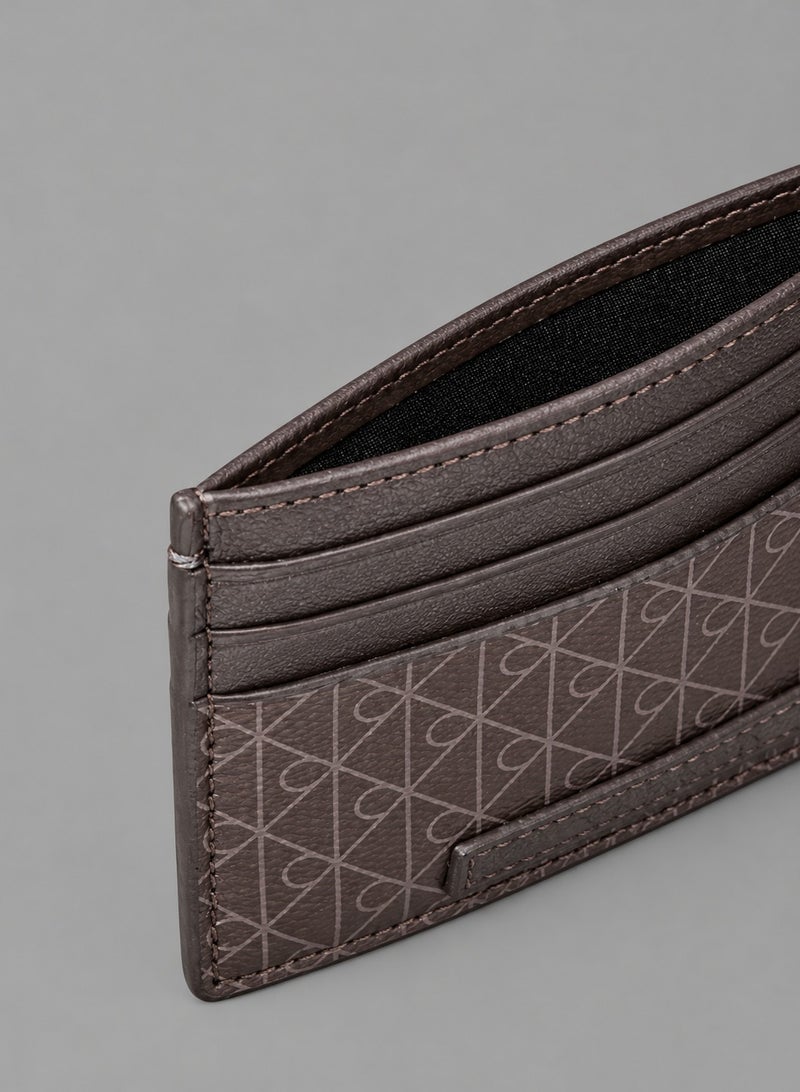 CALVIN KLEIN Coated Emblem Print Card Holder - Image 3