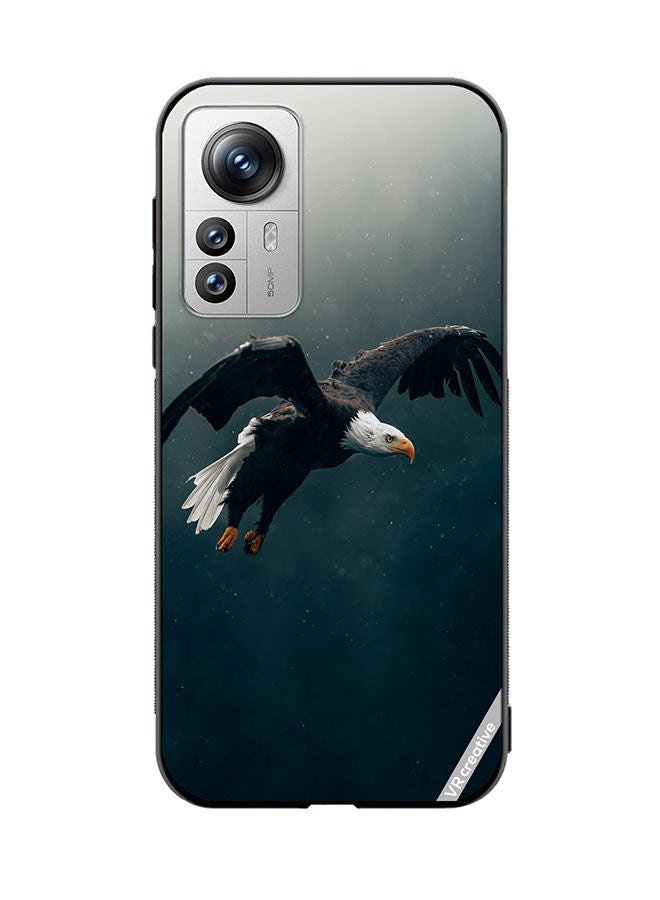 VR CREATIVE Protective Case Cover For Xiaomi 12 Pro Peaky Eagle Design Multicolour - Image 1