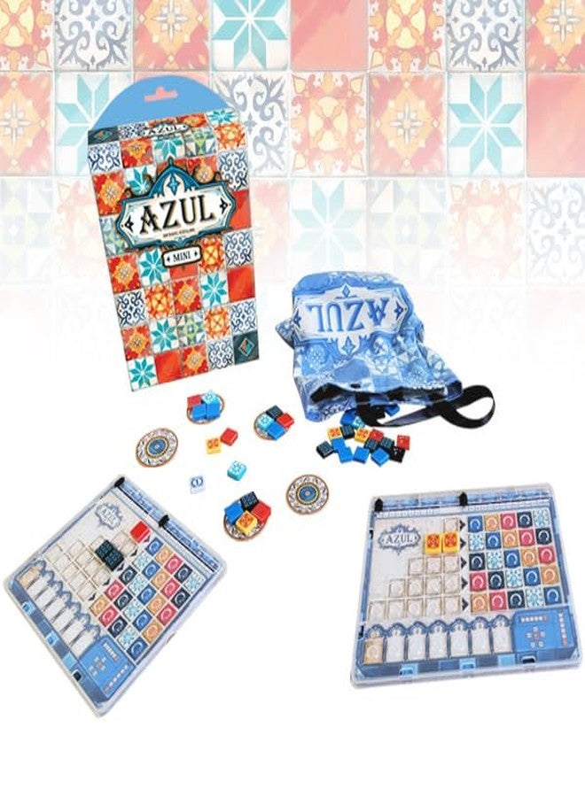 Azul Mini Board Game - Portable Tile-Placement Fun, Strategy Game for Kids and Adults, Ages 8+, 2-4 Players, 30-45 Minute Playtime - Image 2