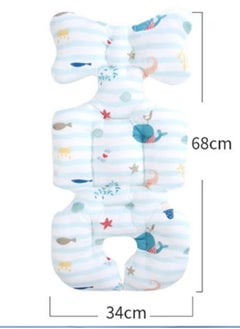 Baby Stroller CushionSeat Pad Liner Blue Baby Seat Pad Liner for StrolleSoft and Breathable 3D Air Mesh Cotton Universal Baby Stroller Cushion Infant Stroller Liner Insert Car Seat Liner Cover, Non Slip Baby Stroller Liner Seat Pad, Infant Reversible Cotton Newborn Cushion pad Universal for Baby Carrier Pram - pzsku/Z959A8BAA8EA81559CE20Z/45/_/1740036965/51fb9a5a-e508-4d09-a099-daefc3ef3b90