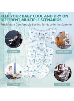 Baby Stroller CushionSeat Pad Liner Blue Baby Seat Pad Liner for StrolleSoft and Breathable 3D Air Mesh Cotton Universal Baby Stroller Cushion Infant Stroller Liner Insert Car Seat Liner Cover, Non Slip Baby Stroller Liner Seat Pad, Infant Reversible Cotton Newborn Cushion pad Universal for Baby Carrier Pram - pzsku/Z959A8BAA8EA81559CE20Z/45/_/1740037170/c6193173-47d8-4ae2-9976-db4e4161cd17