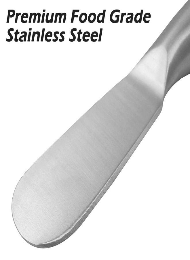 سورس تون مجموعة أدوات فرد الجبن من سورس تون، 4 قطع، سكاكين فرد الجبن والزبدة متعددة الاستخدامات من الفولاذ المقاوم للصدأ - Image 3