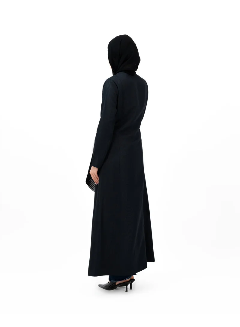 Eight Thirty Nine  Timber Bloom - Black | Moiré Abaya for Women | Best Price UAE