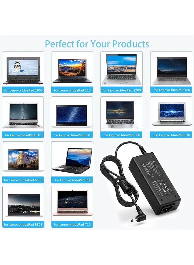 20V 65W 45W Laptop Charger for Lenovo IdeaPad 110 110S 120S 310 320 320S 330 330S IdeaPad Flex 4 5 6 Yoga 520 530 Power Adapter 4.0x1.7mm - Image 4
