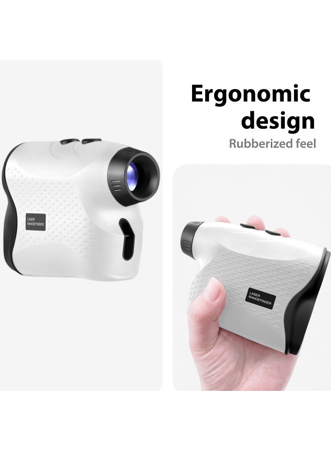 Generic Laser Rangefinder for Golf – Measure Distance 5-500 Yards with ±1 Yard Accuracy, Handheld Outdoor Telescope, Fast Focus, Ergonomic Rubber Design, Golf Laser Distance Meter  - Image 3