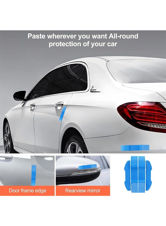 Car Door Guard Anti-Collision Strip Self-Adhesive Door Edge & Mirror Protector Shock Absorbing Scratch Protection Universal Fit Easy Install (Set of 4) - DG - 214 - Image 3