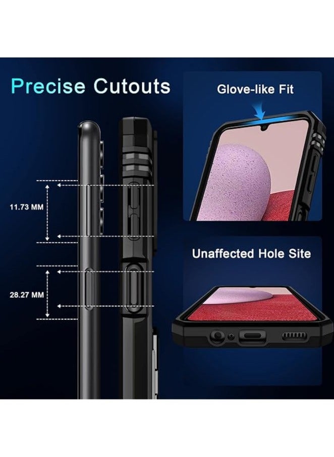 TEAM LUXURY - Samsung Galaxy S24Ultra Case, Slide Camera Cover, Built in Rotate Ring Kickstand, Heavy Duty Shockproof Protective Case - Image 1