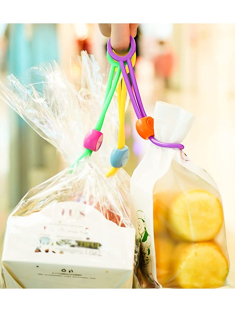 Barakah 24 Pack Chip Bag Clips, Color Seal Binding, Sealing Clamp, Multifunctional Kitchen Bag Sealing Clip, Kitchen Creative Practical Cable Ties, Portable Sealing Tools - Image 2