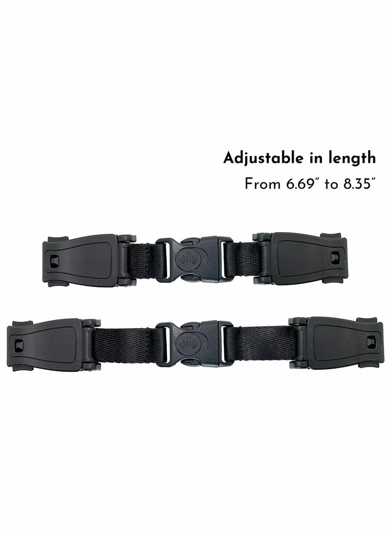 SYOSI Universal Child Chest Harness Clip, Car Seat Safety Belt Clip Buckle, Anti-Slip Baby Chest Clip Guard Compatible With Seats, Strollers, High Chairs, Schoolbags, For 1.5-Inch Width Harness  - Image 4