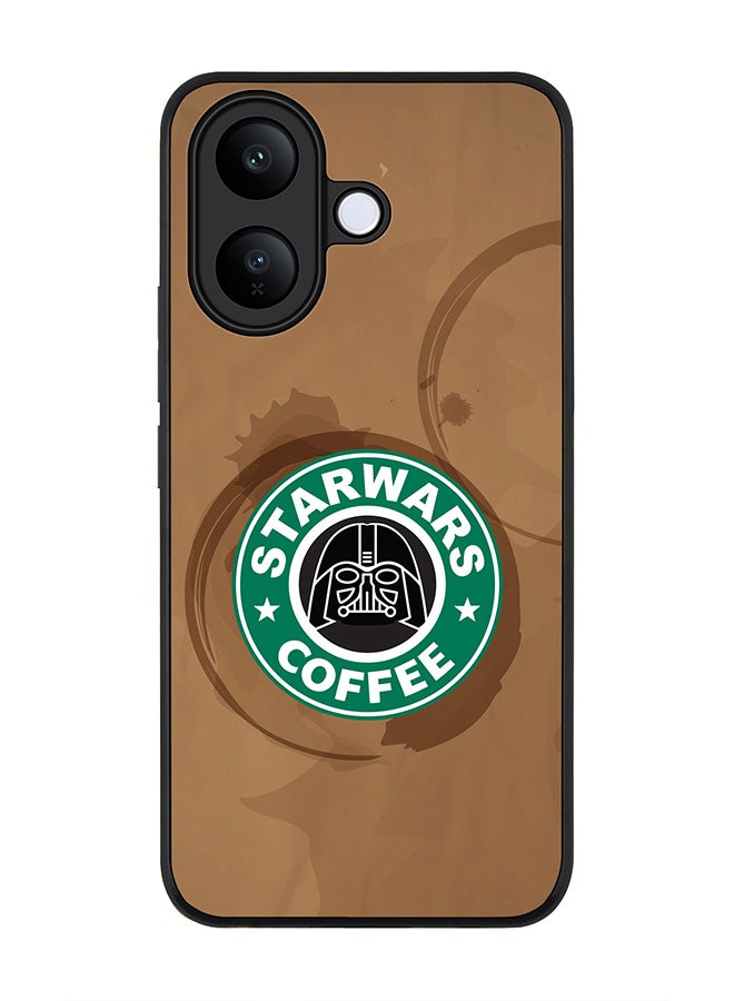 For vivo V60 Lite 5G / V60 Lite 4G Case,Slim fit Camera Protection, Shockproof Thin Phone cover  - Starwars Coffee