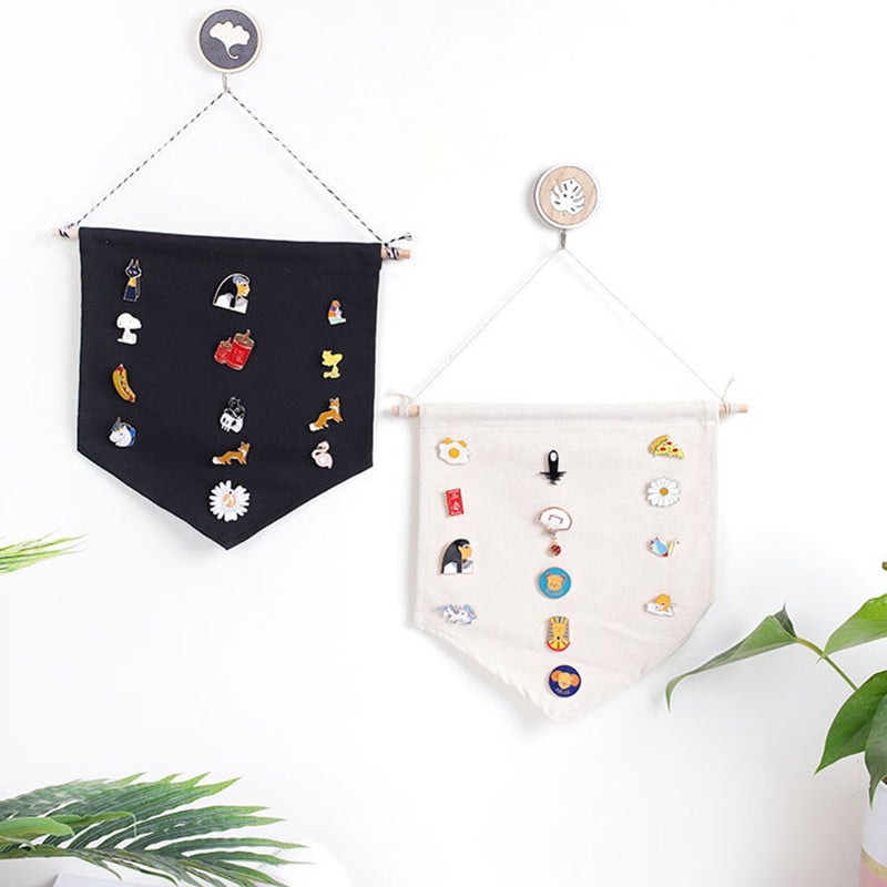 6 pcs Badge Collection Display Pennants DIY Craft Scene Decors DIY Wall Pendants - Image 4
