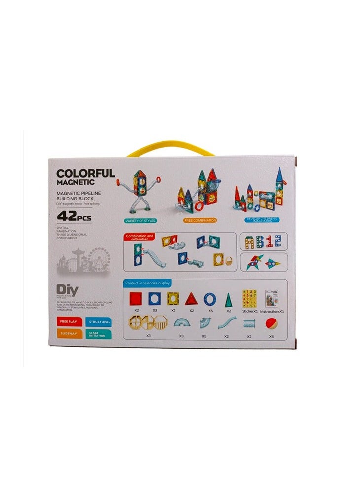 Colorful Magnetic Building Blocks  - Image 2