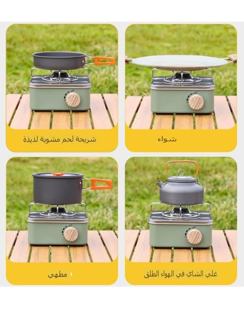 Ultra Lightweight Portable Gas Stove - Multi-functional Cassette Gas Stove for Outdoor Camping, Fishing, and Indoor Cooking, No Power Supply Needed, Perfect for All Your Adventures - Image 4