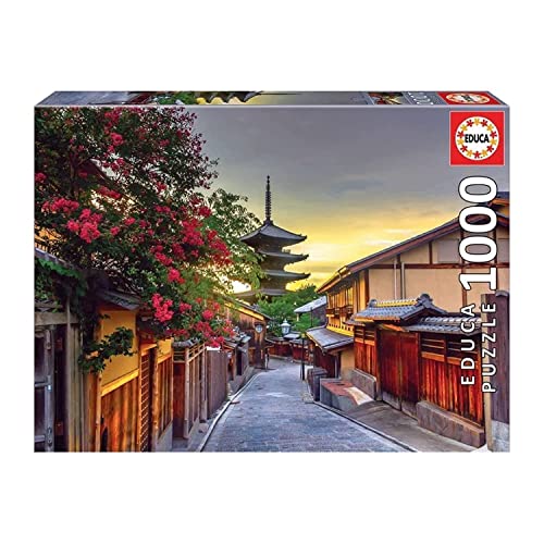 Educa Yasaka Pagoda Kyoto Japan 1000 Piece Jigsaw Puzzle Puzzle Glue Included Completed Image Measures 268 x 189 Ages 14 - Image 1