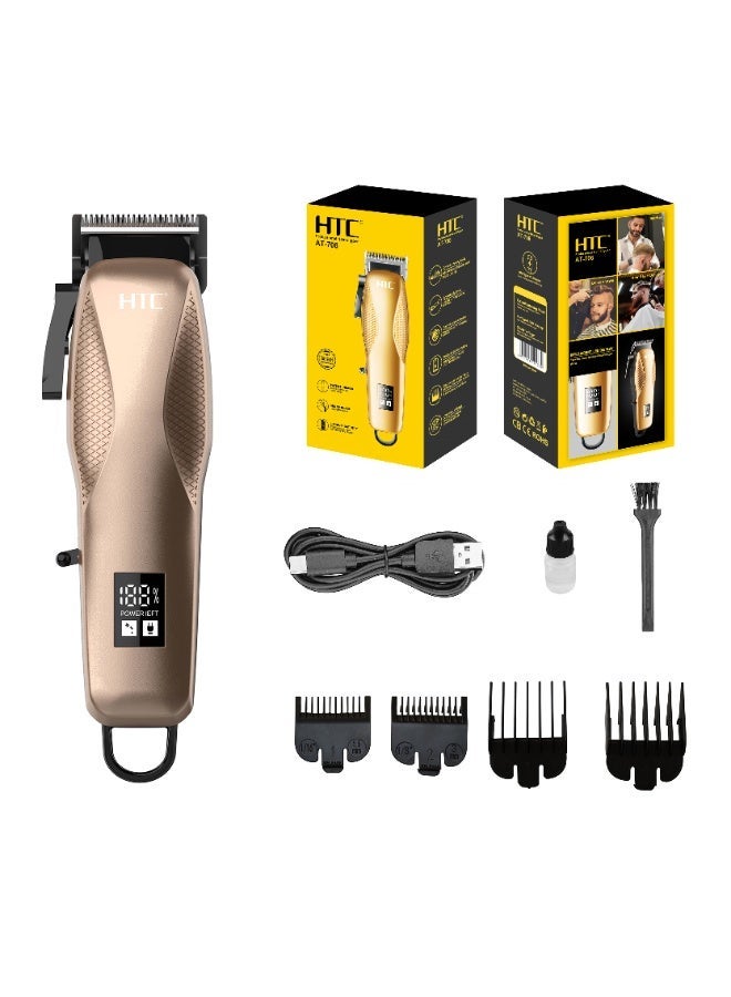 إتش تي سي ماكينة حلاقة الشعر الكهربائية القابلة لإعادة الشحن HTC AT-706 الاحترافية بالجملة، والمخصصة لتقنية تعدين المساحيق. - Image 1