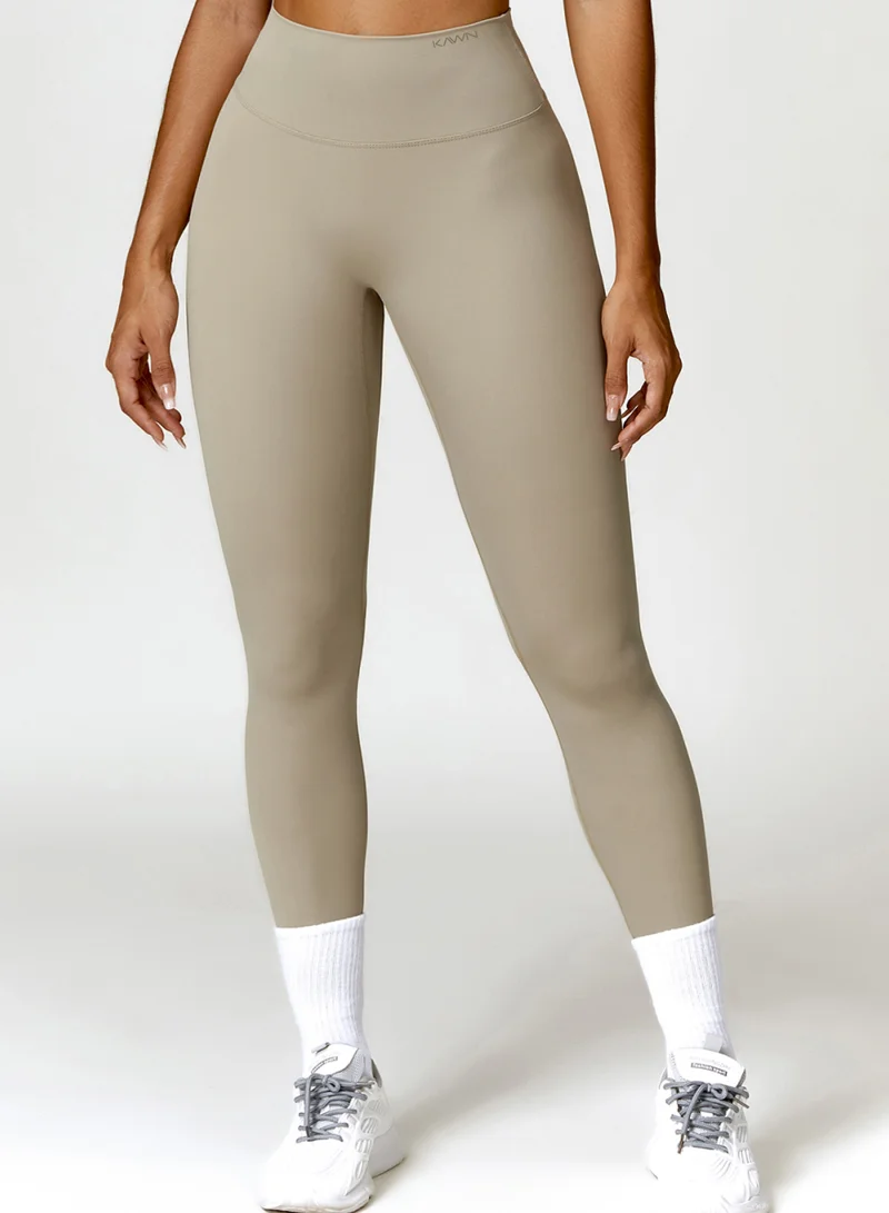 Kawn.yoga Milky White Womens High Waist Scrunch Contour Leggings for Women | Best Price UAE
