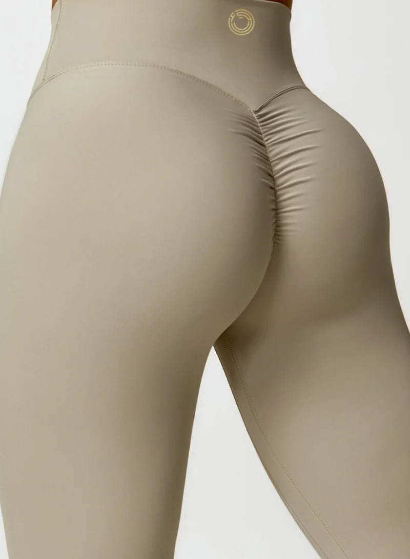 Kawn.yoga Milky White Womens High Waist Scrunch Contour Leggings for Women | Best Price UAE