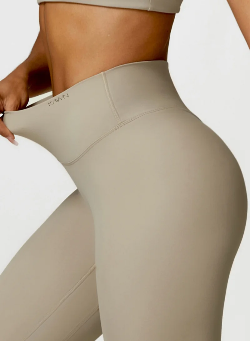 Kawn.yoga Milky White Womens High Waist Scrunch Contour Leggings for Women | Best Price UAE
