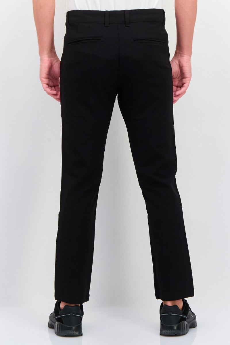 Mister بنطلون تشينو ضيق للرجال، أسود - Image 3