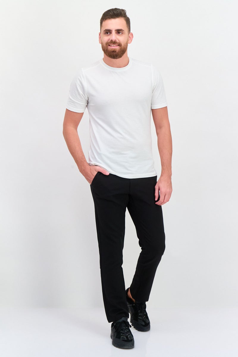 Mister بنطلون تشينو ضيق للرجال، أسود - Image 4