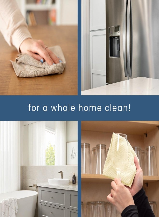 S&T INC. 50 Pack Microfiber Cleaning Cloth, Bulk Towels for Home, Reusable Microfiber Towels for Cars, Cleaning Rags, Neutral Coral, 11.5 Inches x 11.5 Inches, 50 Count - Image 5