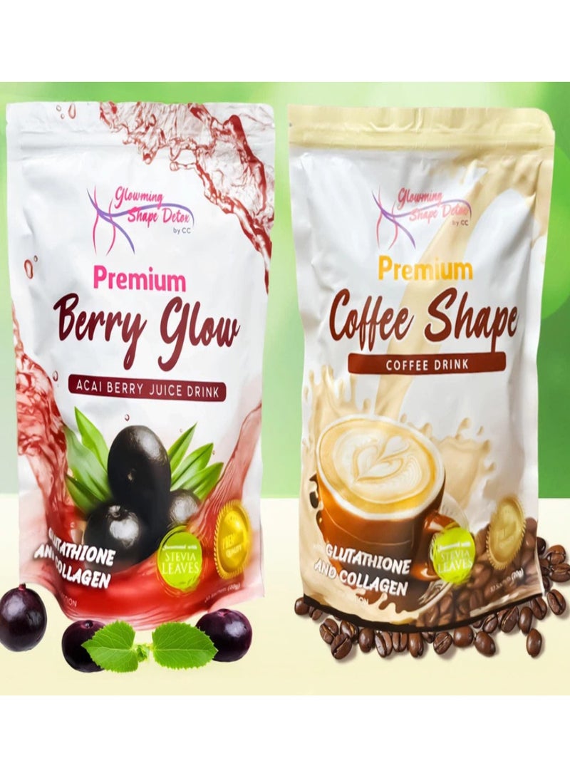 Cc Chris Cosmetics Premium Coffee Chip & Berry Glow Drinks