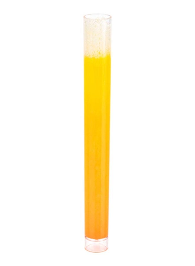 Restaurantware Delgado 1 Ounce Test Tube Shot Glasses 25 Disposable Test Tube Shots For Alcohol - Tube Rack Sold Separately Scientific Themed Party Decorations Clear Plastic Test Tube Glasses - Image 1