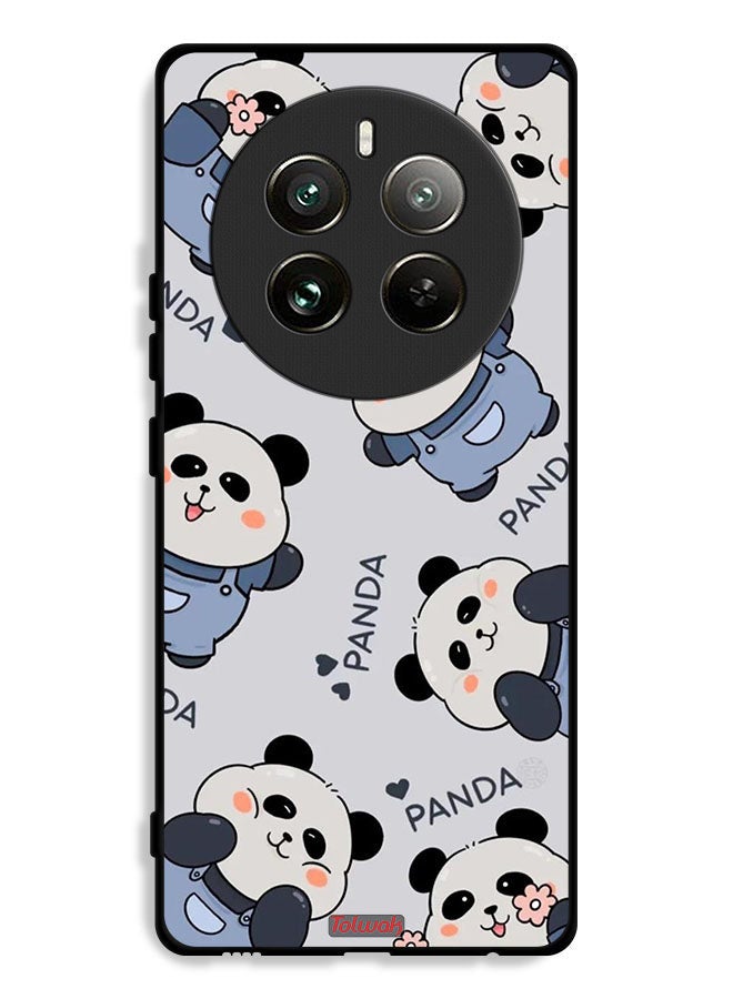 Tolwak Realme 12 Pro Plus 5G Protective Case Cover Pattern Of Pandas - Image 1