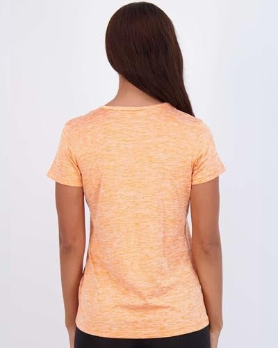 REALESSENTIALS Real Essentials 5 Pack: Women's Short Sleeve T-Shirts Workout Tops Fitness Pilates Gym Activewear Athletic (Plus Available), Set 2, XL, Pack of 5 - Image 4