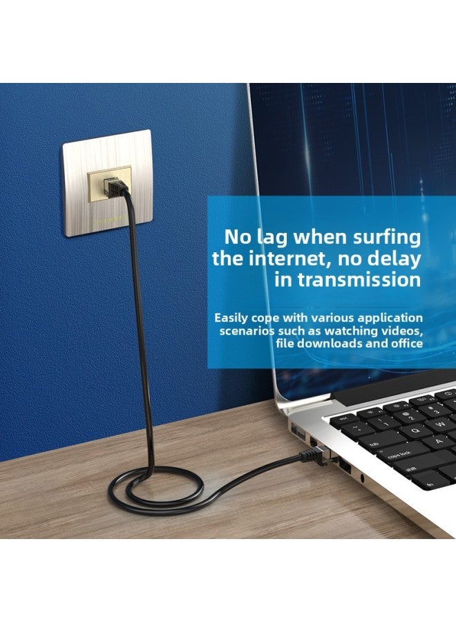 Akihara CHOSEAL Class 7 Shielded Jumper CAT 70000 M Engineering Home Decoration Office Home Finished Network Cable-Color:FTP CAT7 Network Cable QJ7101BK-Line Length:3 M  - Image 4