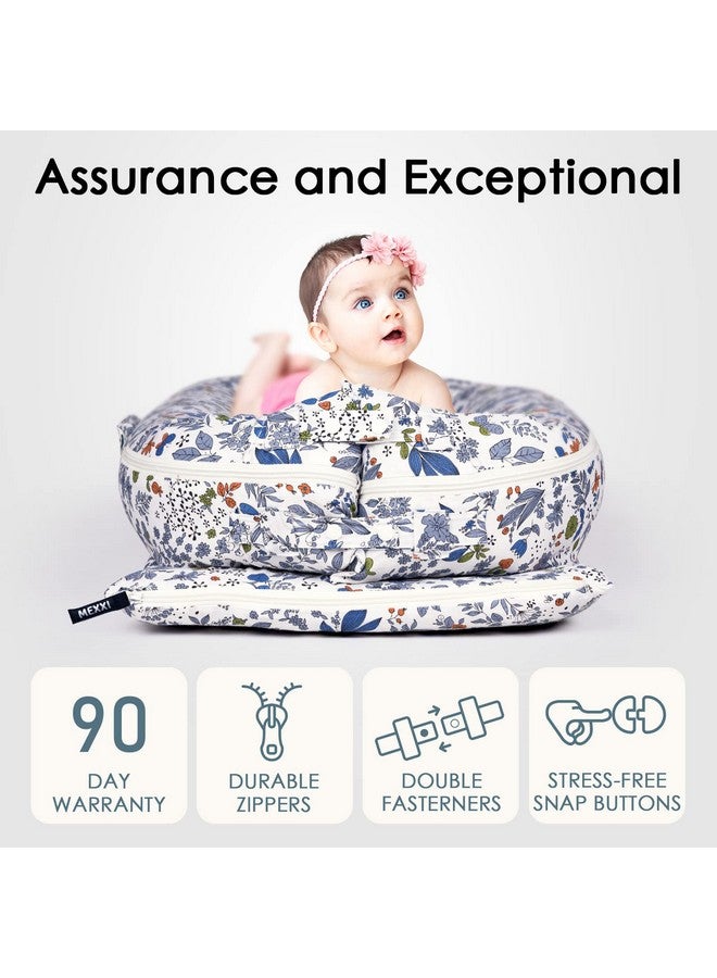 MEXXI Infant Lounger Baby Nest Replacement Cover | Hypoallergenic | Premium | [Fits Dockatot Deluxe+] (Cover Only) (Flowers) - Image 5