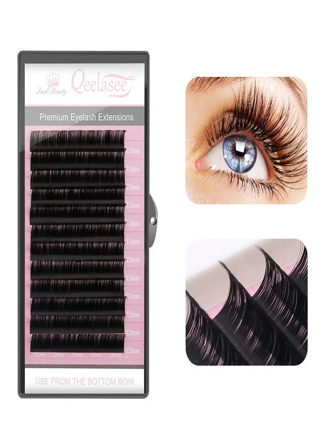 Qeelasee Faux Mink Silk Eyelash Extensions 0.03mm CC Curl 9mm Semi-Permanent Individual Lashes Extension Professional Salon Use - Image 2