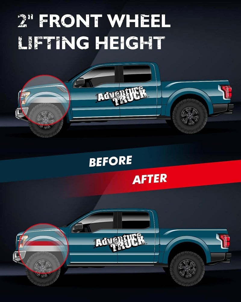 KAX 2" Leveling Lift Kit for F150, F250, F350 Super Duty, and Excursion - Image 4