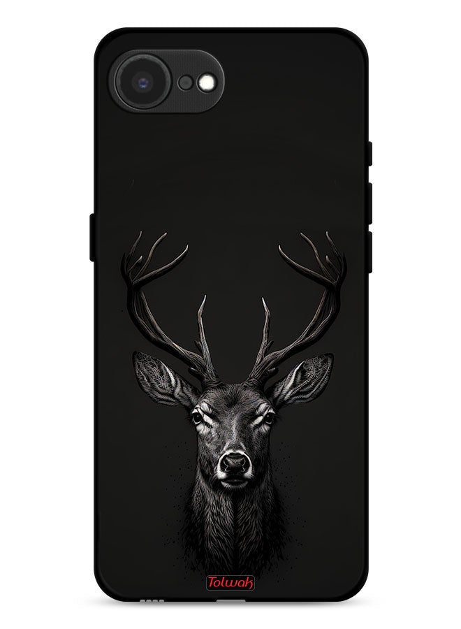 Tolwak Apple iPhone 16e Protective Case Cover Deer Digital Art  - Image 1