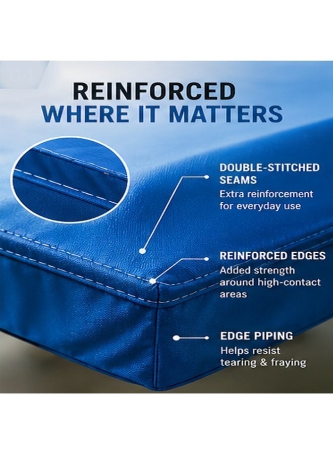 Sparnod Fitness SOTC-2 Table Tennis Table Polyester Cover, Foldable (285 x 165 x 10 cm) Waterproof, Dustproof & UV-Resistant for Outdoor & Indoor Use - Image 5
