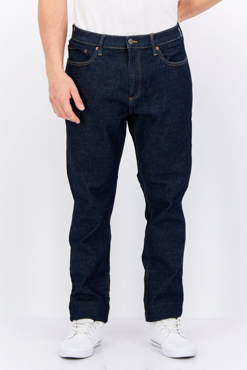 GAP Men Skinny Fit Wash Stretchable Denim, Navy - Image 1