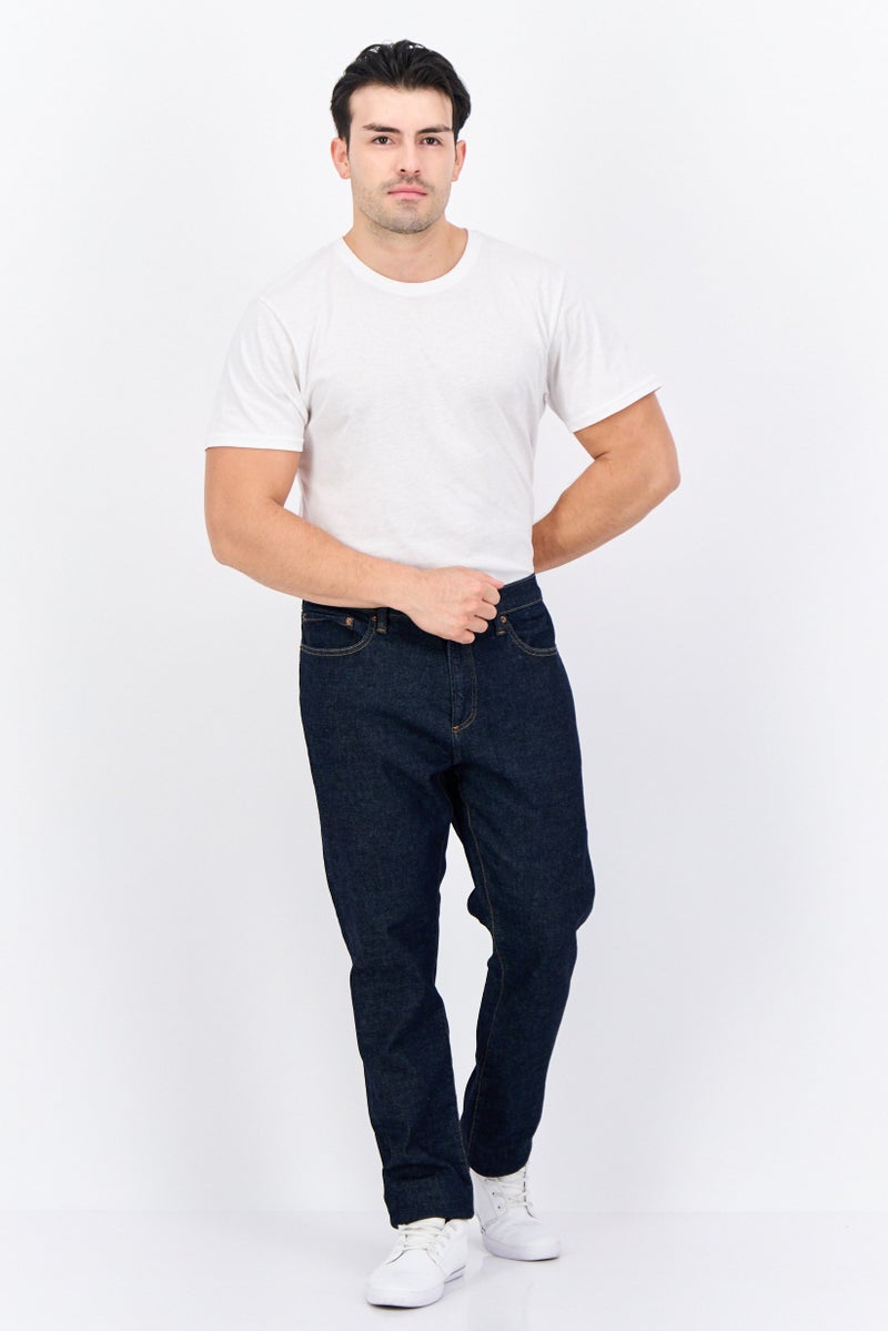 GAP Men Skinny Fit Wash Stretchable Denim, Navy - Image 4
