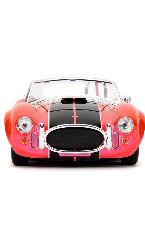 JADA سيارات وردية 1:24 - شيلبي كوبرا 427 1965، سيارة مصنوعة من الصب، ألعاب للأطفال والبالغين - Image 4