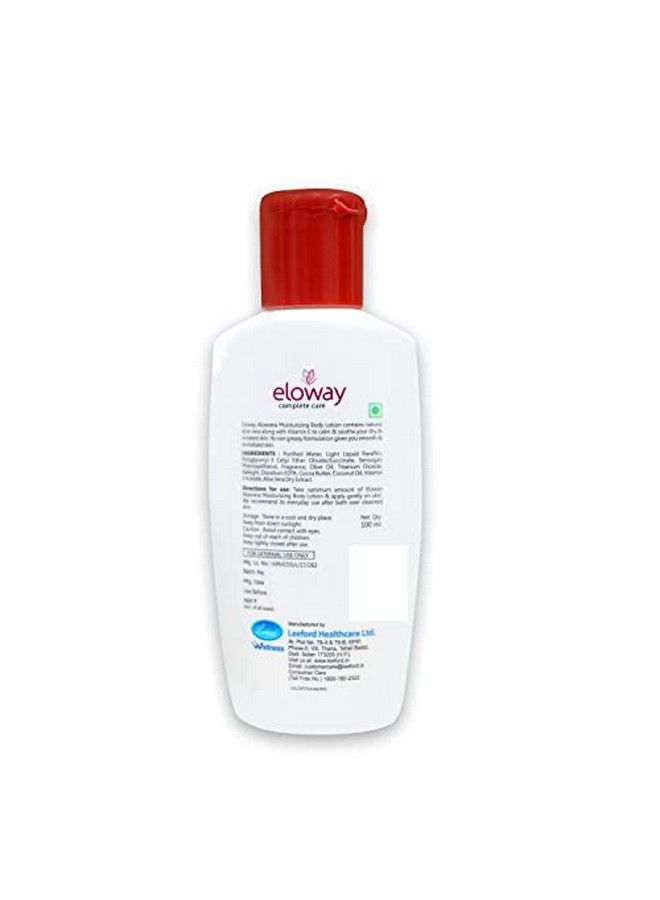 Eloway Aloevera Moisturizing Body Lotion For Nourished And Smooth Skin 100Ml Pack Of 3 - Image 3