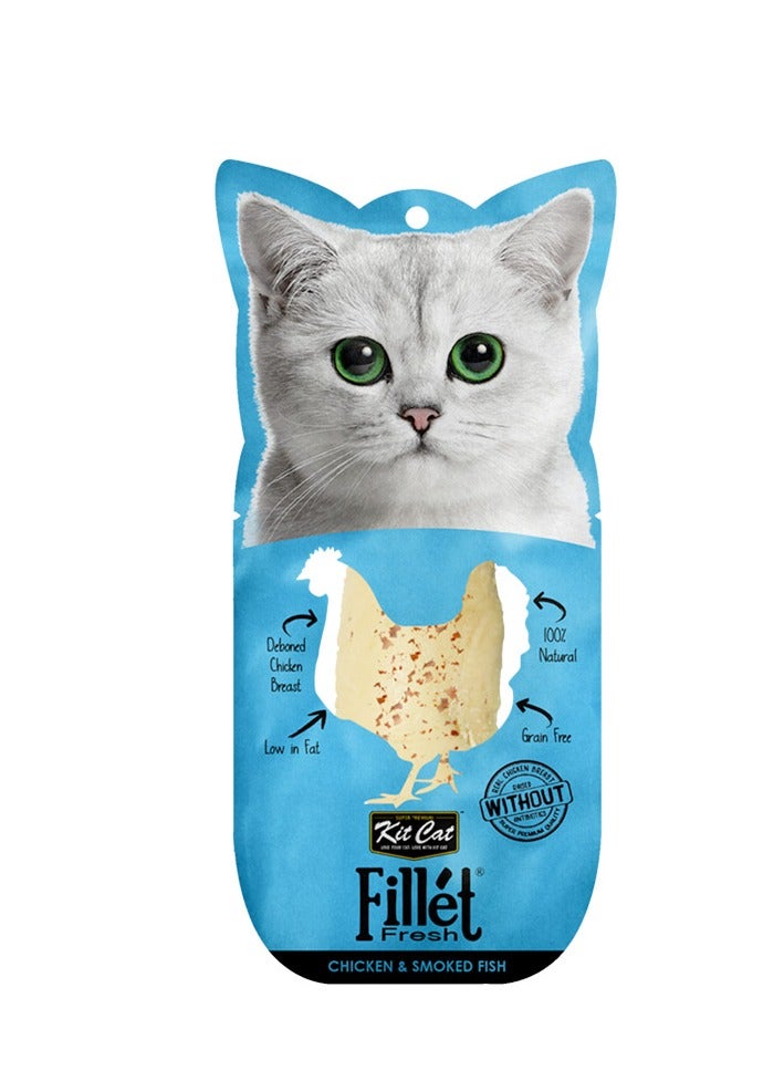 كيت كات فيليه دجاج طازج و سمك مدخن - Image 1