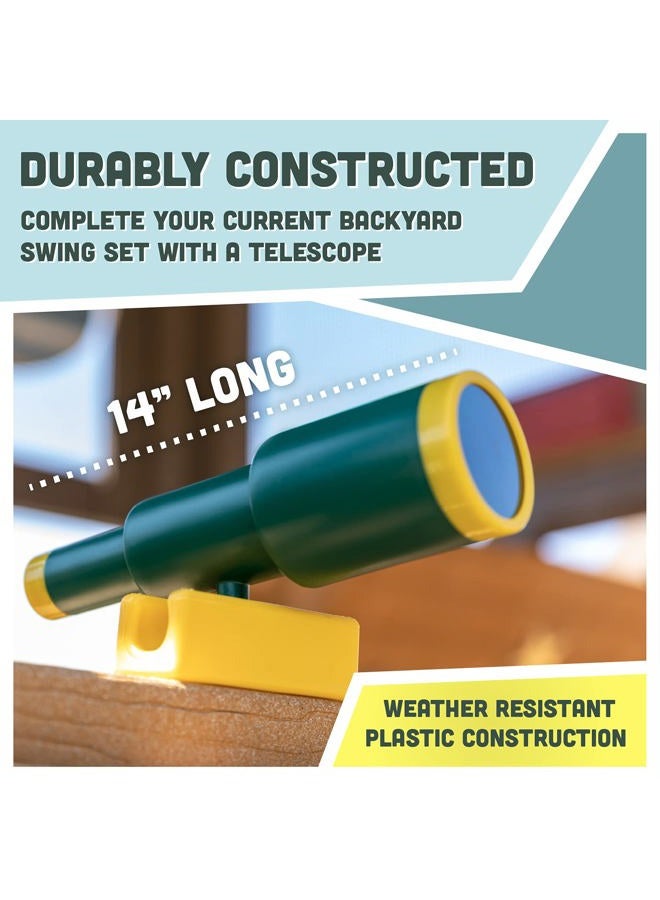 Squirrel Products Pirate Telescope - Swing Set Accessories Replacements & Additions - Active Outdoor Play for Boys & Girls Ages 3 & Older - Image 2