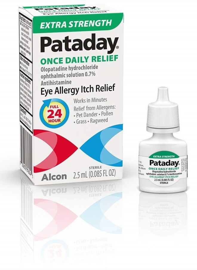 Alcon Pataday Once Daily Relief Extra Strength Relief (2.5ml), 1 Count  - Image 1