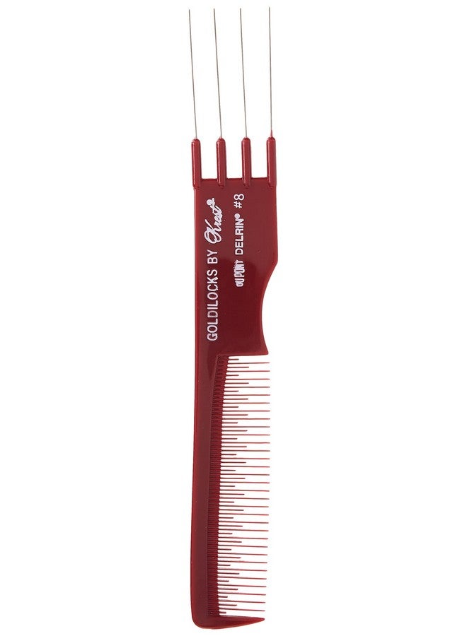 Krest Rest Goldilocks Lift Teasing Comb With Metal Prong Heat Resistan Comb. 7.75 In. - Image 3