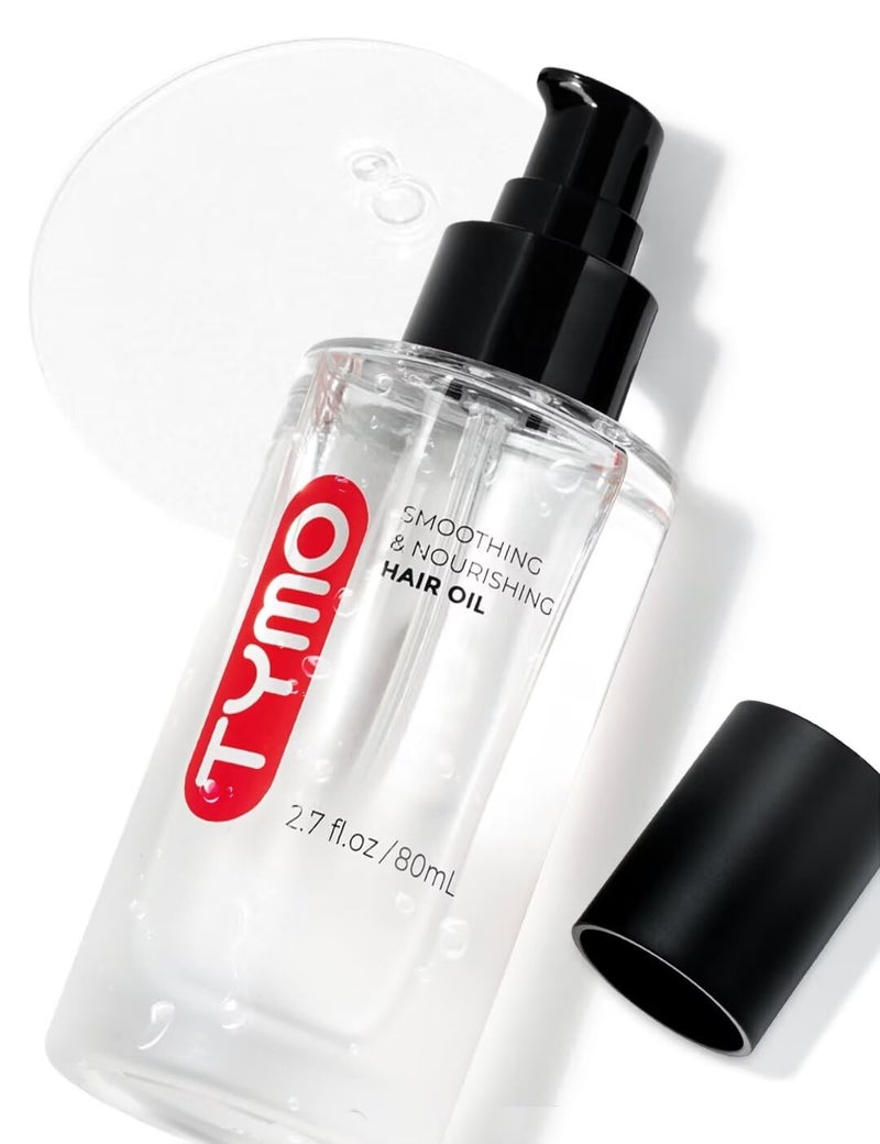 TYMO Weightless Hair Oil | Organic Nourishing Hair Treatment for Shine, Smoothness and Protection | Vegan Hair Serum Perfect for Dry, Damaged, Frizzy and Curly Hair, 2.7 Fl Oz - Image 1