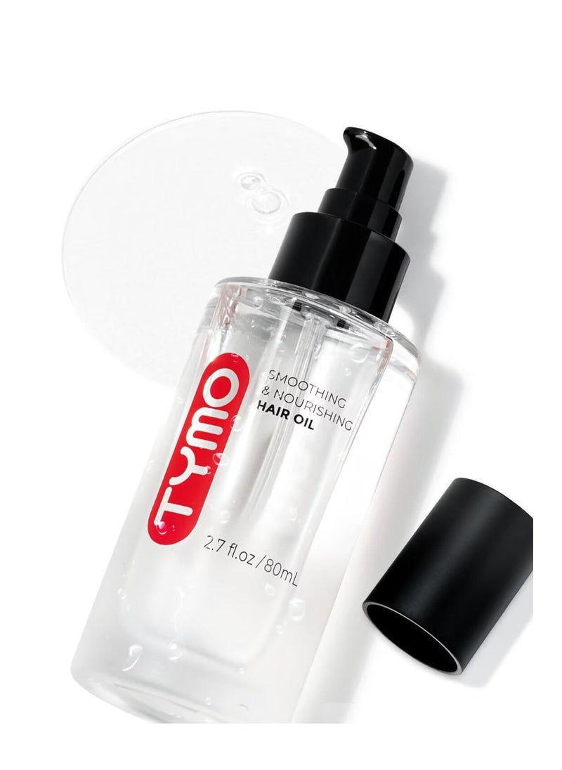 TYMO TYMO Weightless Hair Oil | Organic Nourishing Hair Treatment for Shine, Smoothness and Protection | Vegan Hair Serum Perfect for Dry, Damaged, Frizzy and Curly Hair, 2.7 Fl Oz  - Image 1