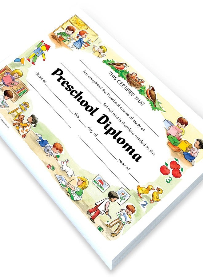 HAYES SCHOOL PUBLISHING Preschool Diploma, 8.5" x 11", Pack of 30, Multi, H-VA206CL - Image 1