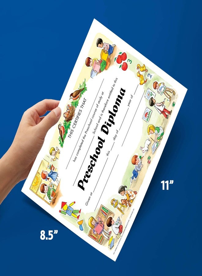 HAYES SCHOOL PUBLISHING Preschool Diploma, 8.5" x 11", Pack of 30, Multi, H-VA206CL - Image 2