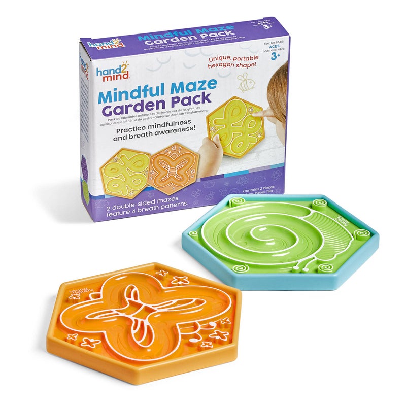 hand2mind Mindful Maze Garden Pack Tactile Sensory Toys for Toddlers Calm Down Corner Supplies Mindfulness for Kids Occupational Therapy Toys Quiet Fidgets for Classroom for Kids - Image 2